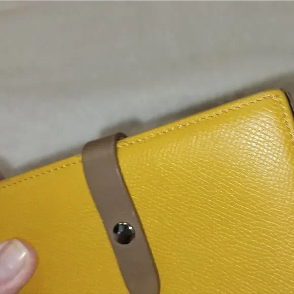 Celine Medium Strap Wallet in Yellow Gold - Picture 6 of 8